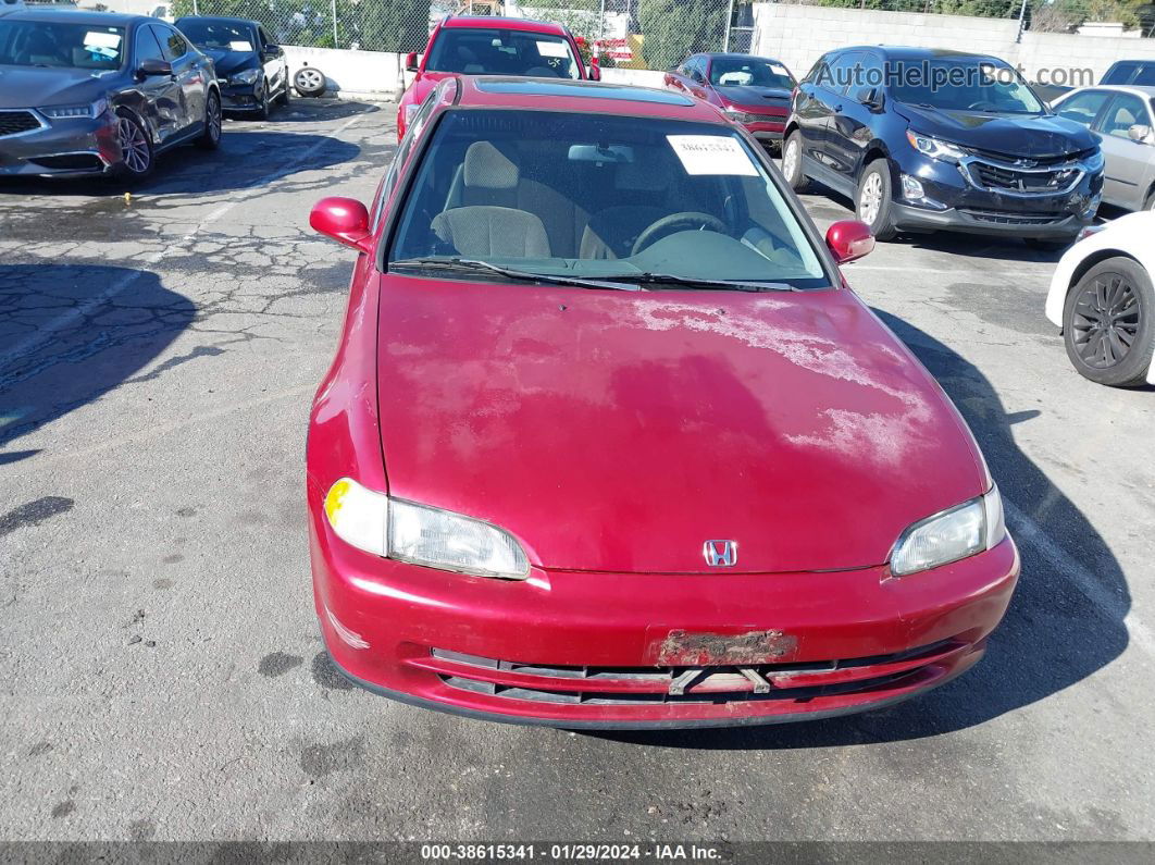 1994 Honda Civic Ex Red vin: JHMEH9698RS001616