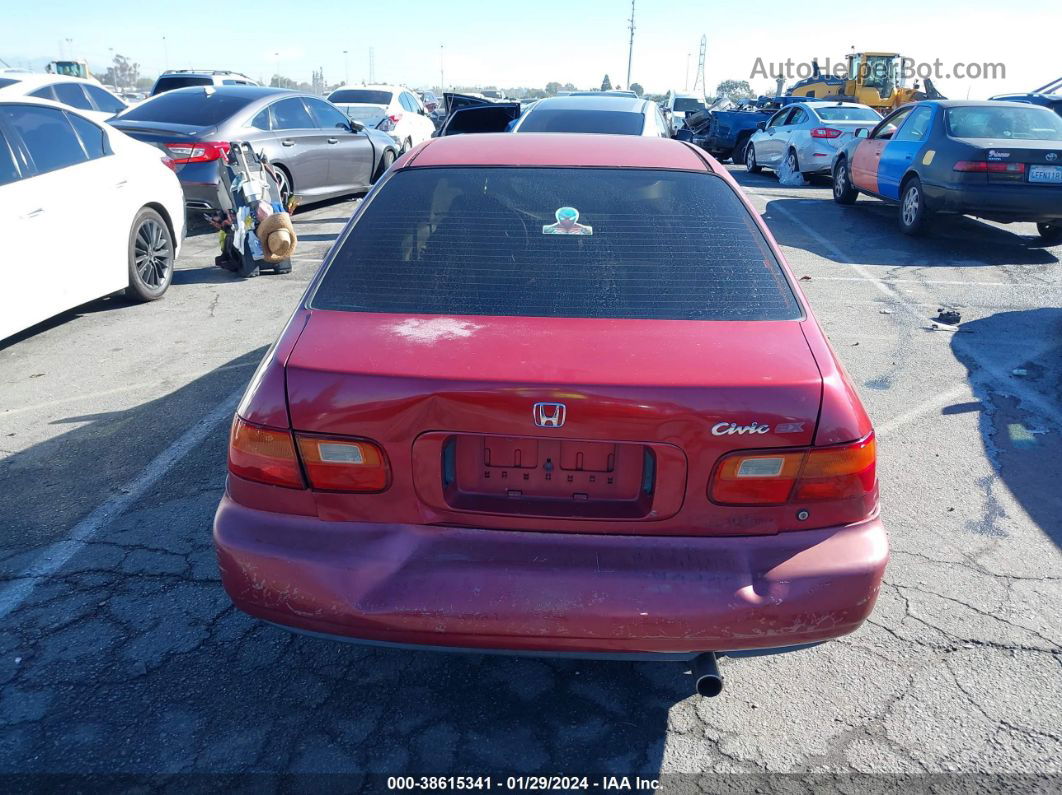 1994 Honda Civic Ex Red vin: JHMEH9698RS001616