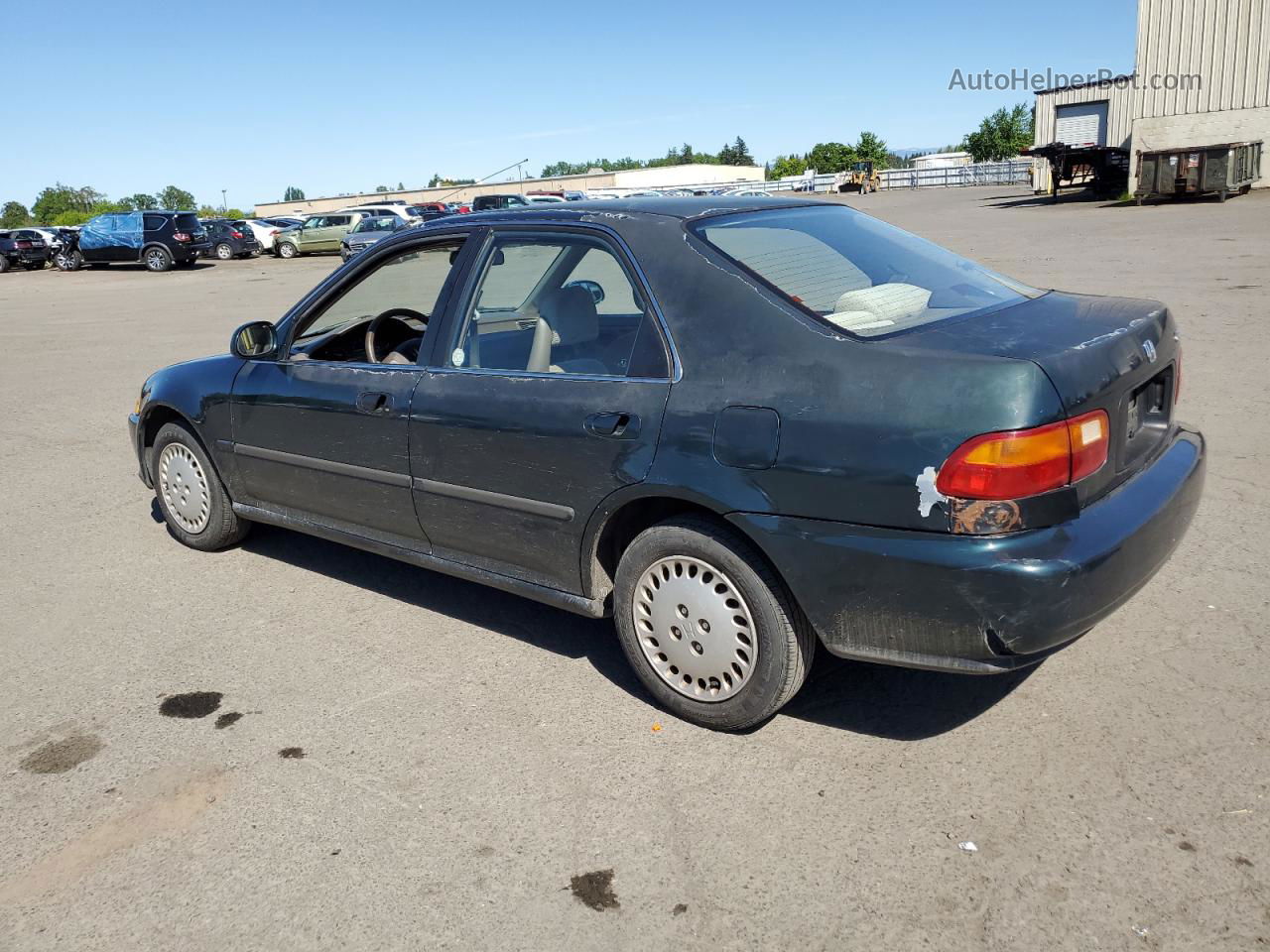 1994 Honda Civic Ex Green vin: JHMEH969XRS010477