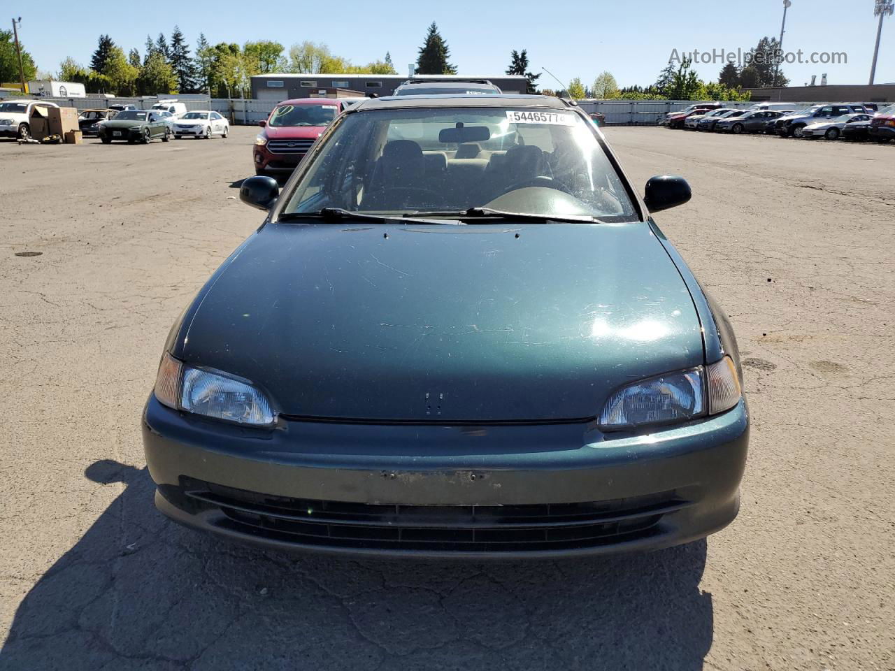 1994 Honda Civic Ex Green vin: JHMEH969XRS010477