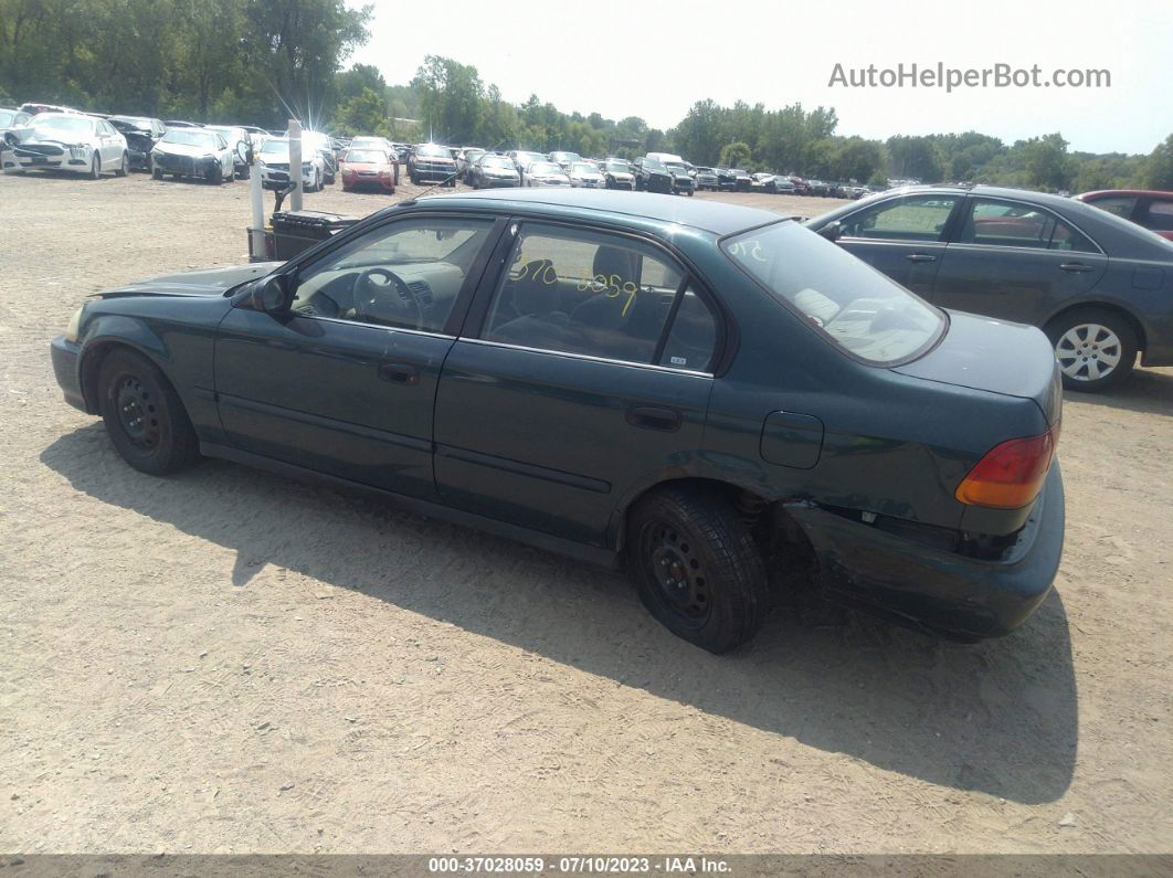 1998 Honda Civic Dx Green vin: JHMEJ6622WS016386