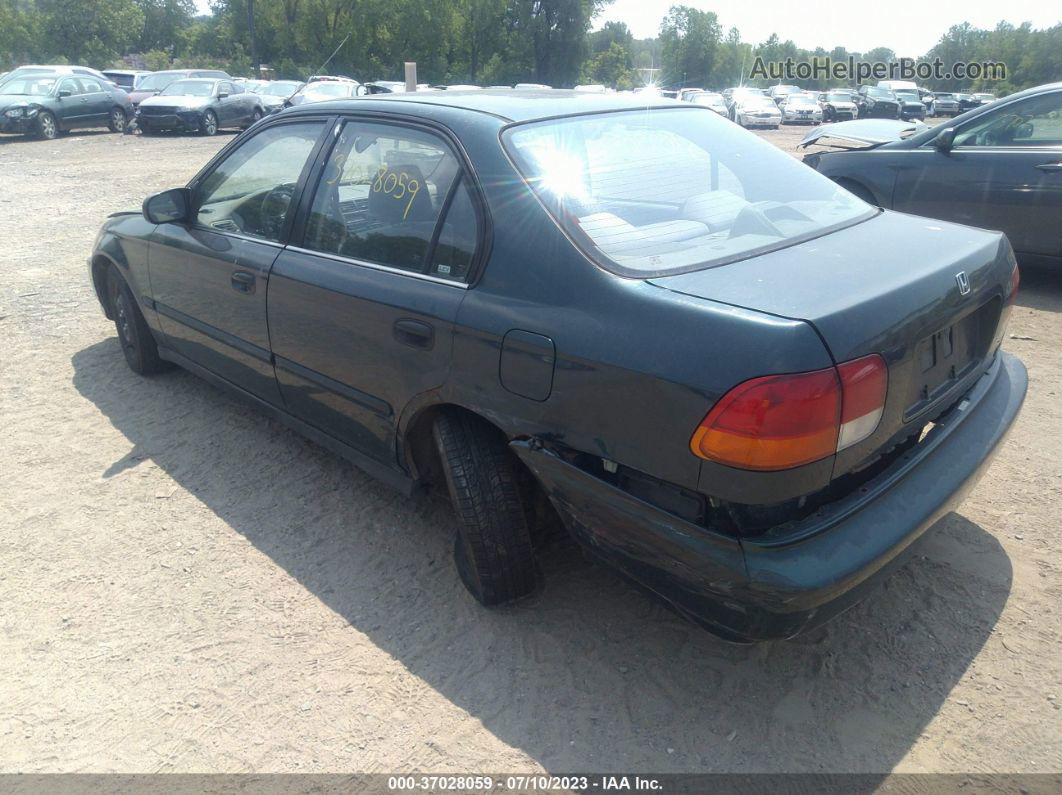 1998 Honda Civic Dx Green vin: JHMEJ6622WS016386