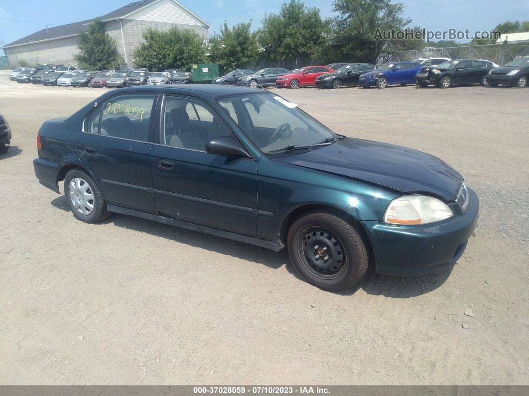 1998 Honda Civic Dx Green vin: JHMEJ6622WS016386