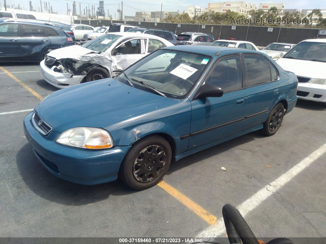 1998 Honda Civic Dx Blue vin: JHMEJ6626WS004340