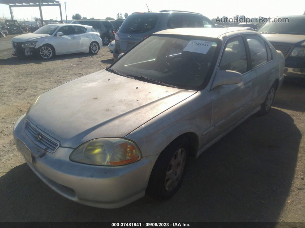 1998 Honda Civic Lx Silver vin: JHMEJ6670WS007746