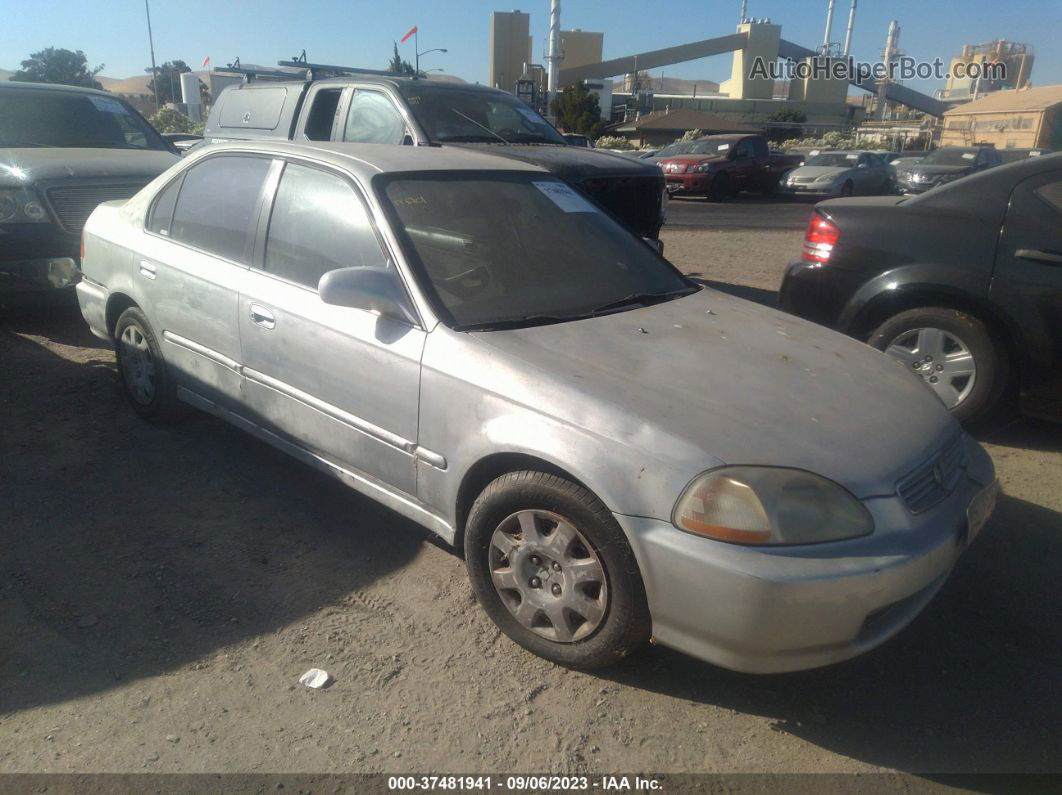 1998 Honda Civic Lx Silver vin: JHMEJ6670WS007746