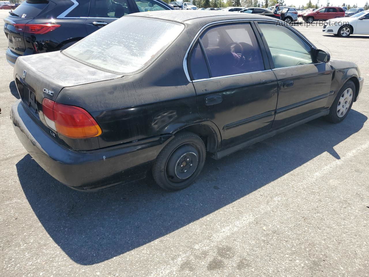 1998 Honda Civic Lx Black vin: JHMEJ6670WS008332