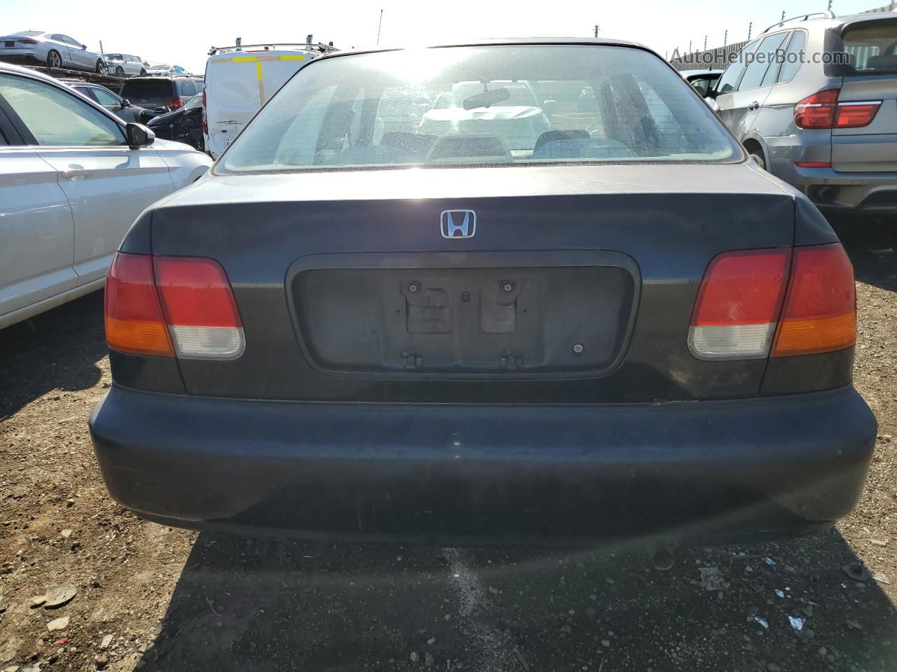 1998 Honda Civic Lx Black vin: JHMEJ6671WS014267