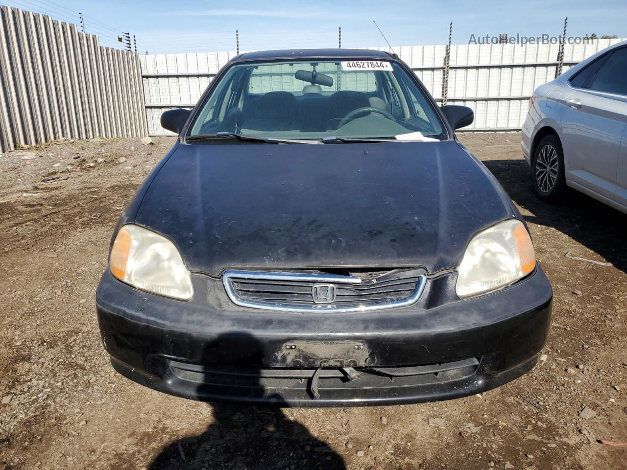 1998 Honda Civic Lx Black vin: JHMEJ6671WS014267