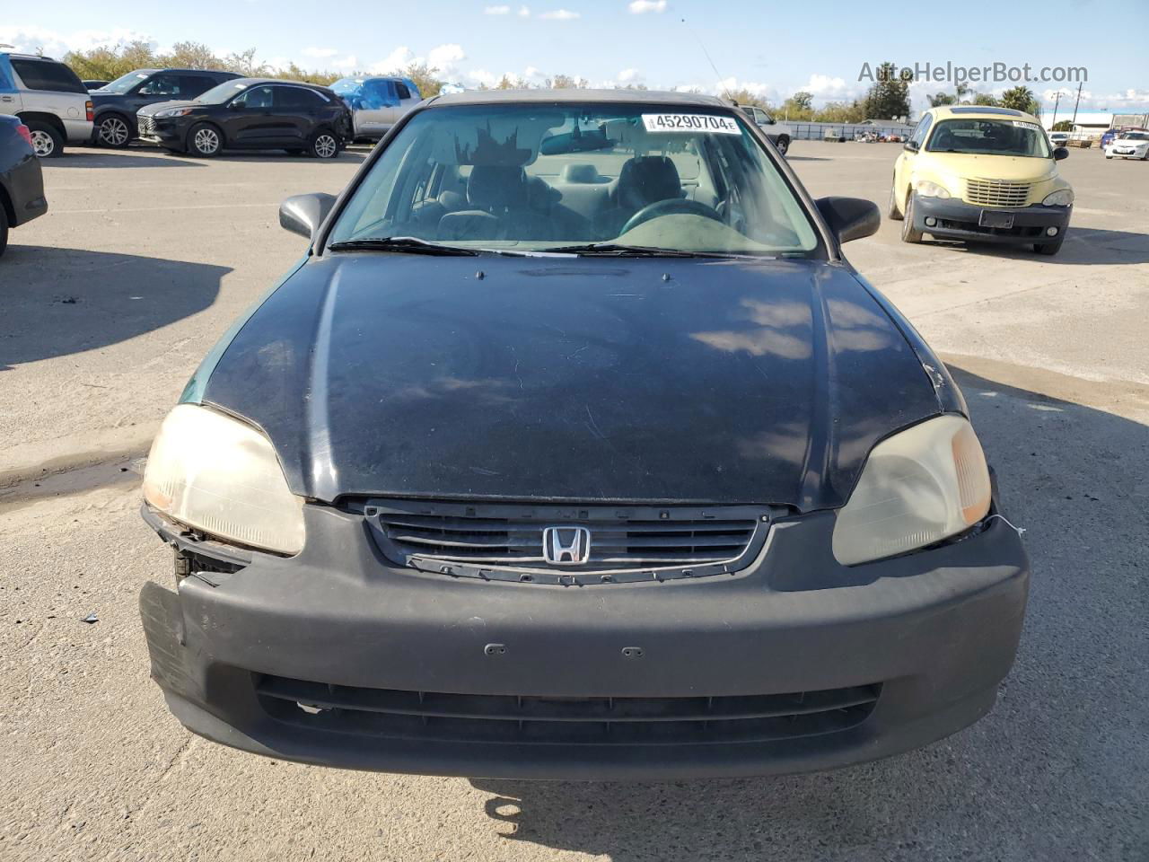 1998 Honda Civic Lx Two Tone vin: JHMEJ6675WS003806