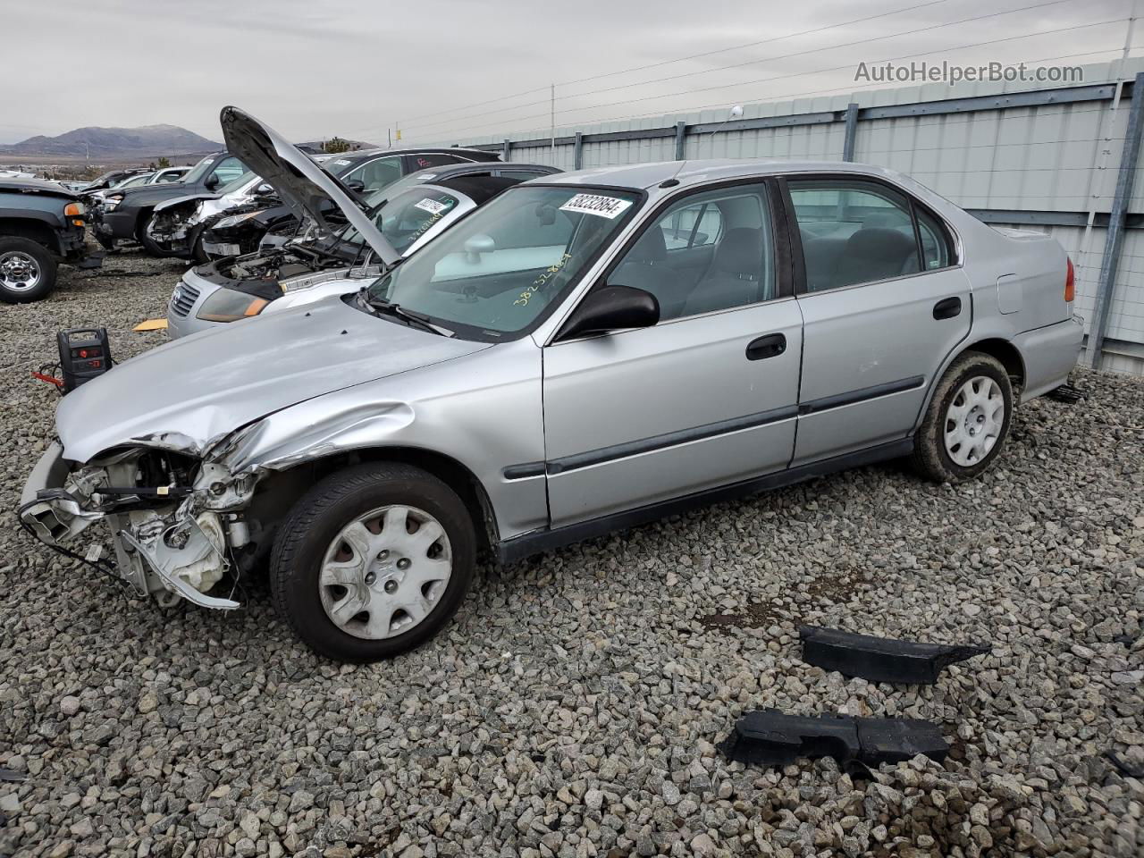 1998 Honda Civic Lx Серебряный vin: JHMEJ6679WS012427