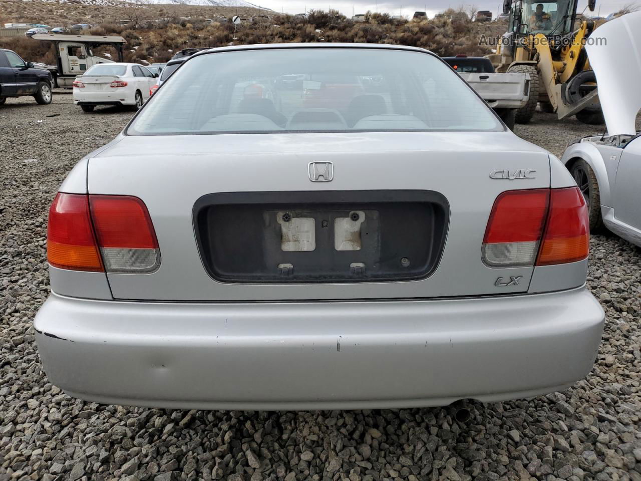 1998 Honda Civic Lx Silver vin: JHMEJ6679WS012427