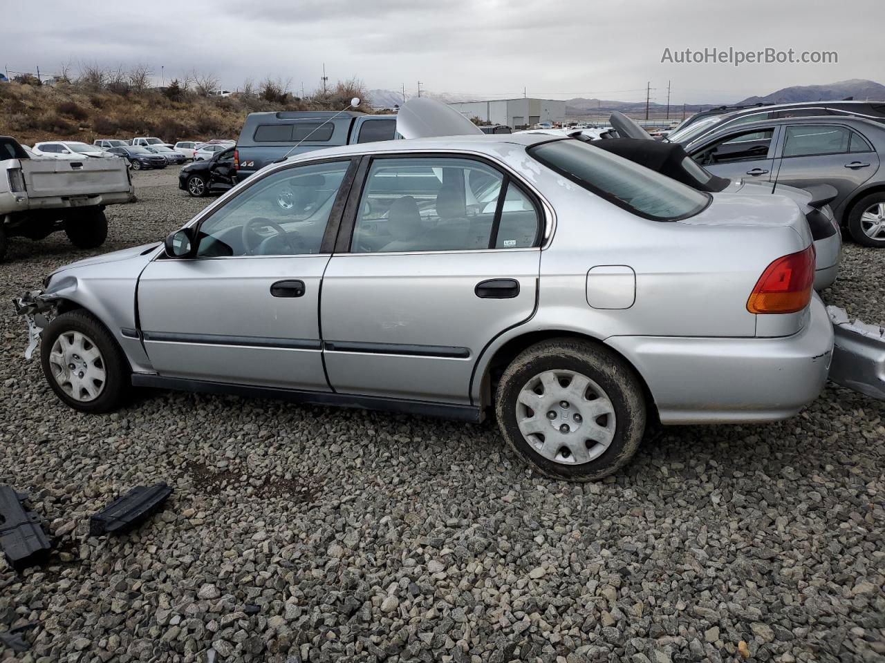 1998 Honda Civic Lx Silver vin: JHMEJ6679WS012427