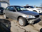 2005 Honda Civic Lx Silver vin: JHMES16525S004554