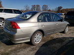 2005 Honda Civic Lx Silver vin: JHMES16525S004554