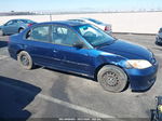 2004 Honda Civic Lx Blue vin: JHMES16534S001077