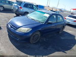 2004 Honda Civic Lx Blue vin: JHMES16534S001077