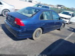 2004 Honda Civic Lx Blue vin: JHMES16534S001077