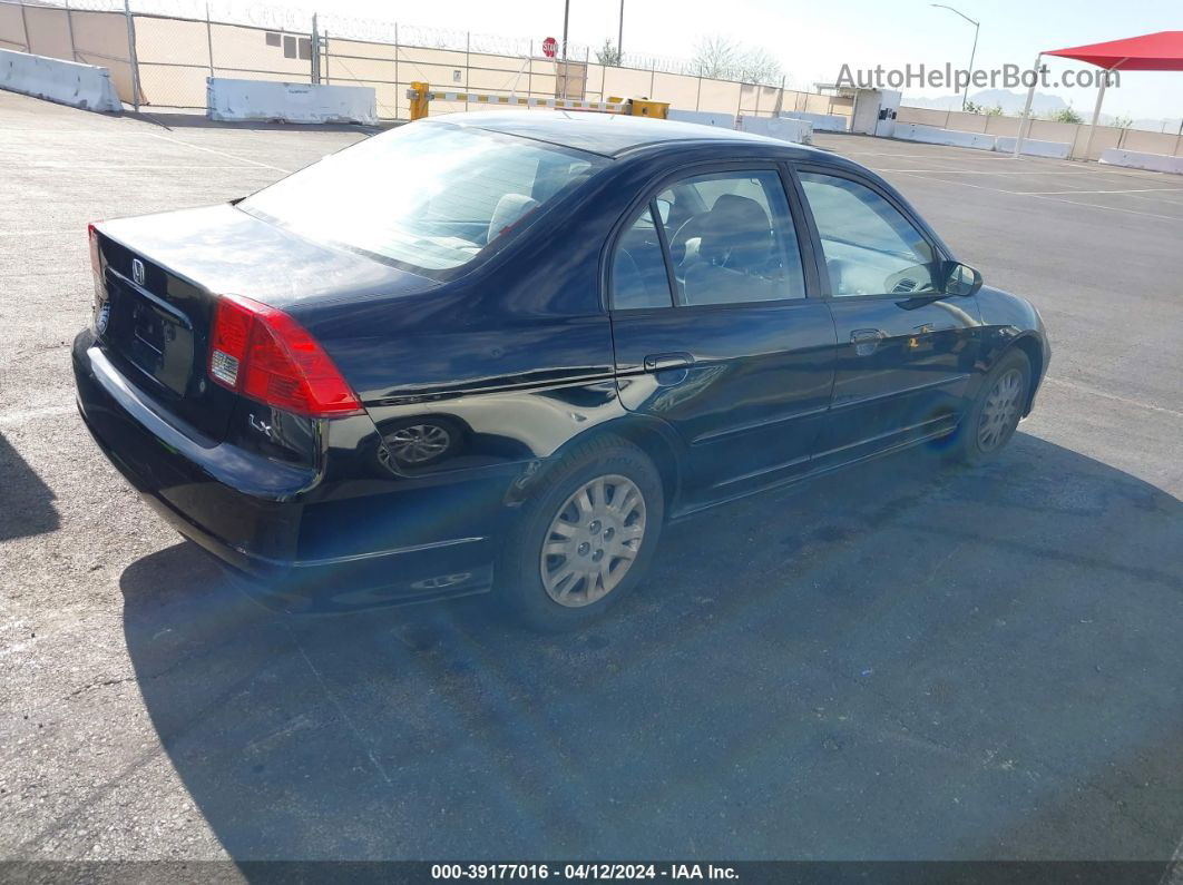 2004 Honda Civic Lx Black vin: JHMES16554S000562