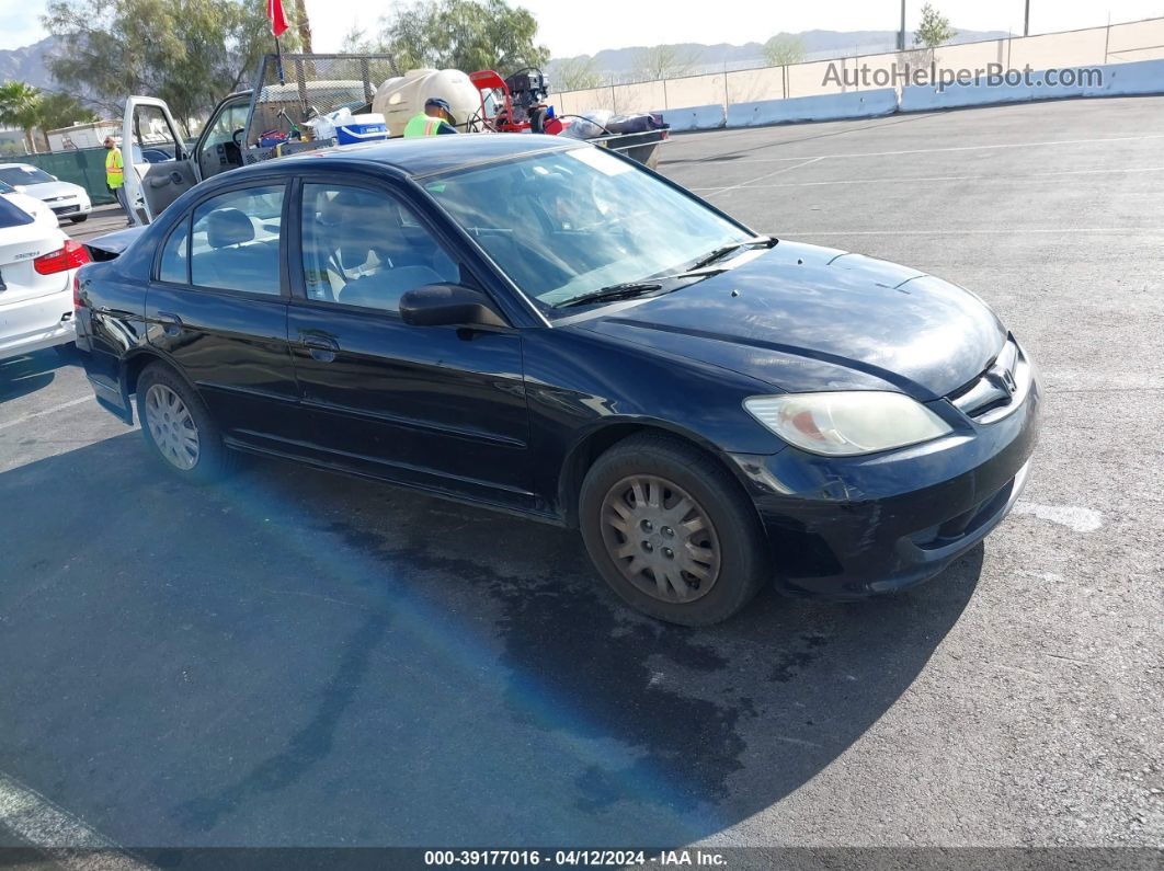 2004 Honda Civic Lx Black vin: JHMES16554S000562