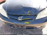 2005 Honda Civic Lx Black vin: JHMES16555S008095