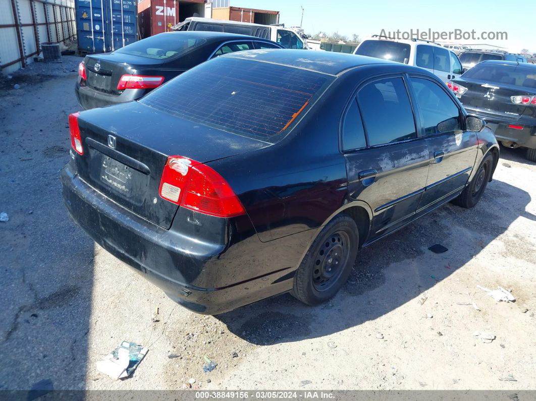 2005 Honda Civic Lx Black vin: JHMES16555S008095