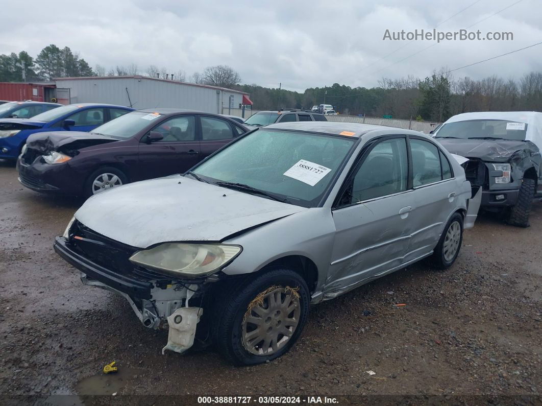 2005 Honda Civic Lx Silver vin: JHMES16585S002517