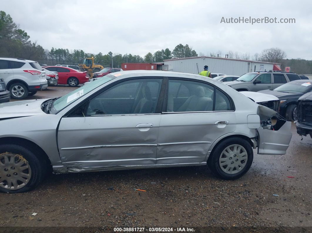 2005 Honda Civic Lx Silver vin: JHMES16585S002517