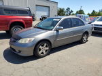 2005 Honda Civic Ex Silver vin: JHMES26765S001244