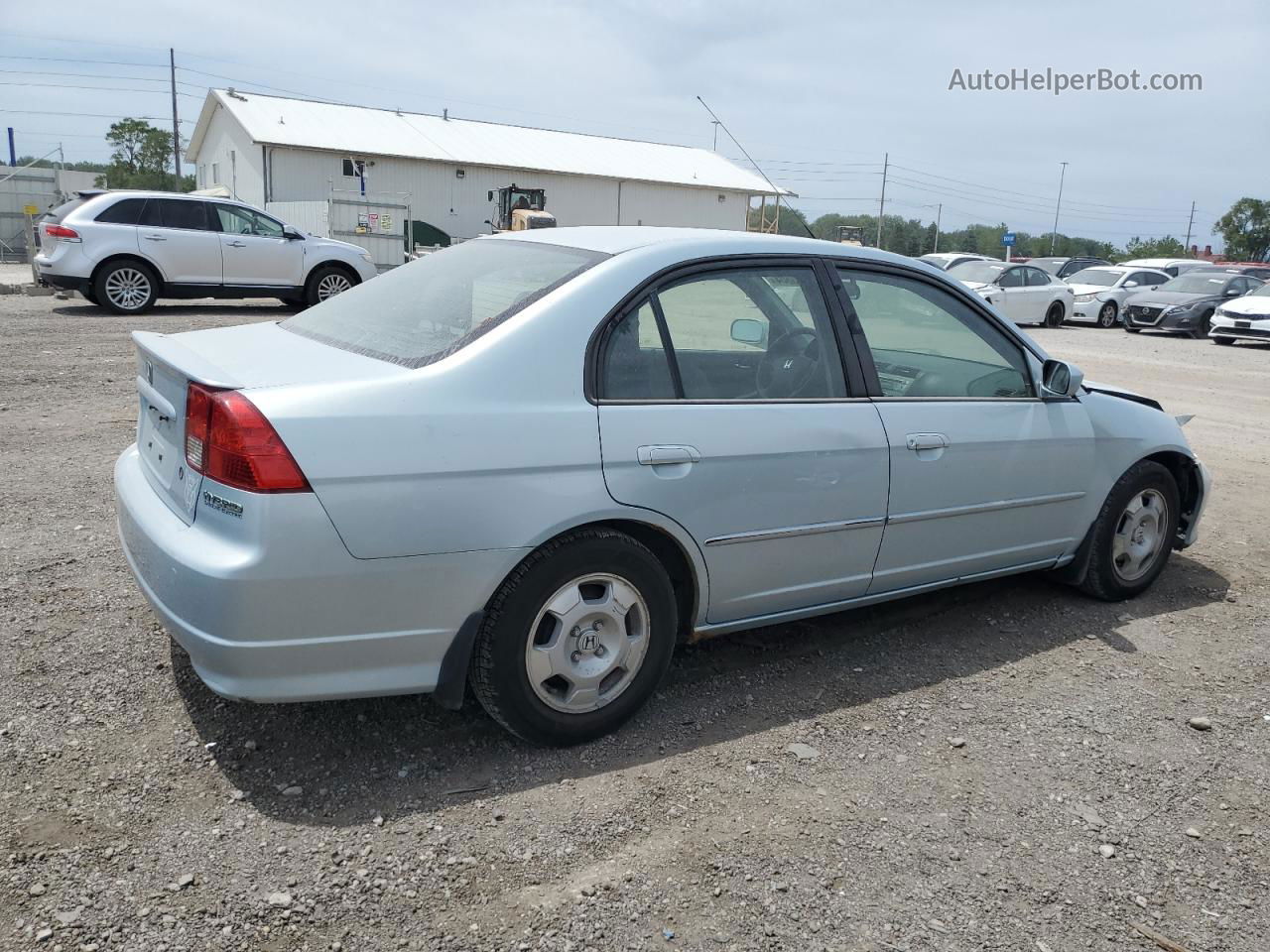 2005 Honda Civic Hybrid Blue vin: JHMES95665S017848