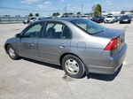 2004 Honda Civic Hybrid Gray vin: JHMES96604S004753