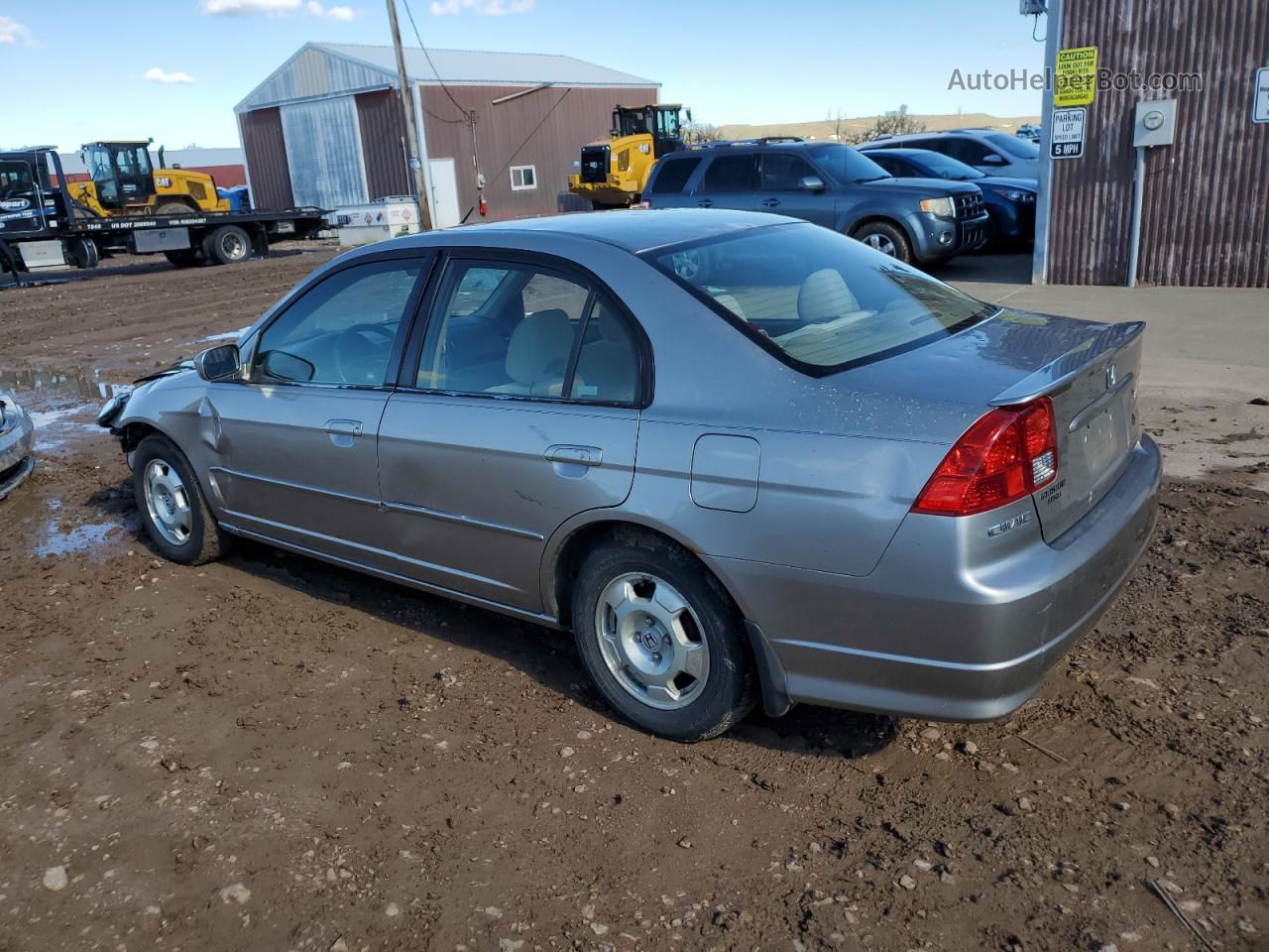 2005 Honda Civic Hybrid Tan vin: JHMES96615S020008