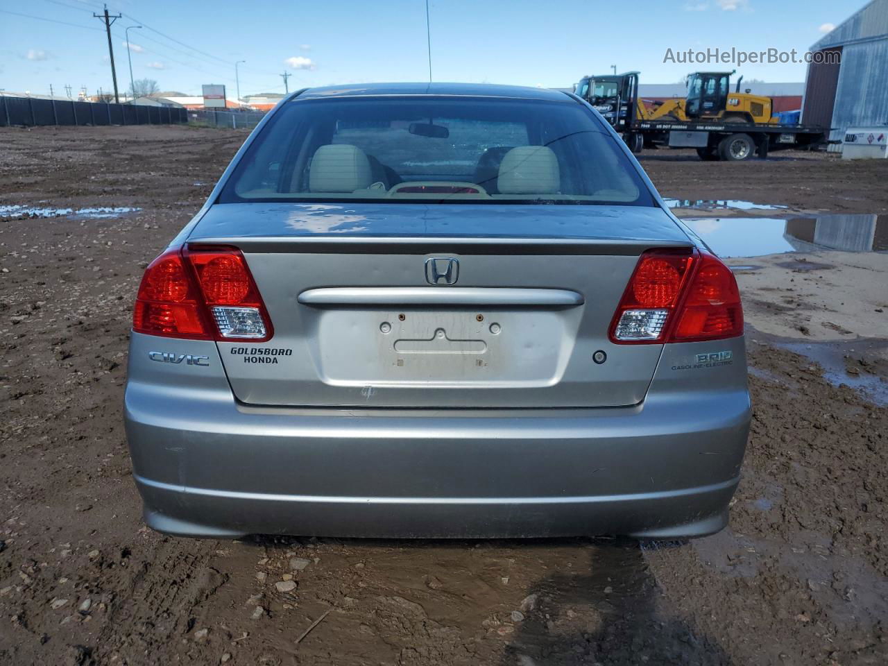 2005 Honda Civic Hybrid Tan vin: JHMES96615S020008