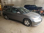 2004 Honda Civic Hybrid Gray vin: JHMES96624S014913