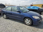 2005 Honda Civic Hybrid Blue vin: JHMES96625S025377