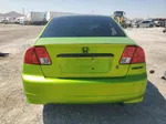 2004 Honda Civic Hybrid Зеленый vin: JHMES96644S008742