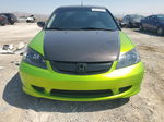 2004 Honda Civic Hybrid Green vin: JHMES96644S008742