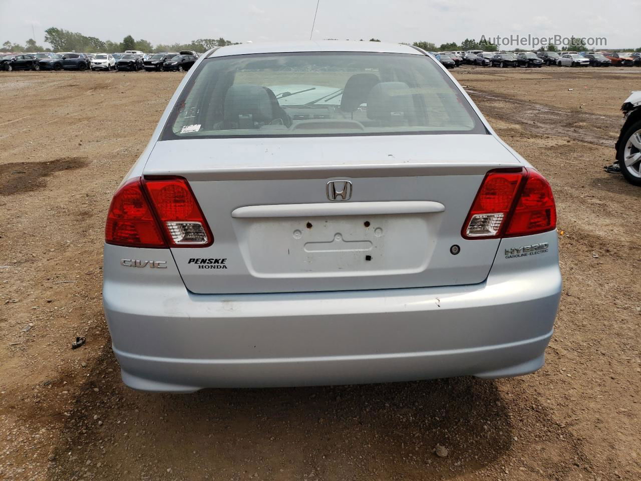 2005 Honda Civic Hybrid Silver vin: JHMES96645S008144