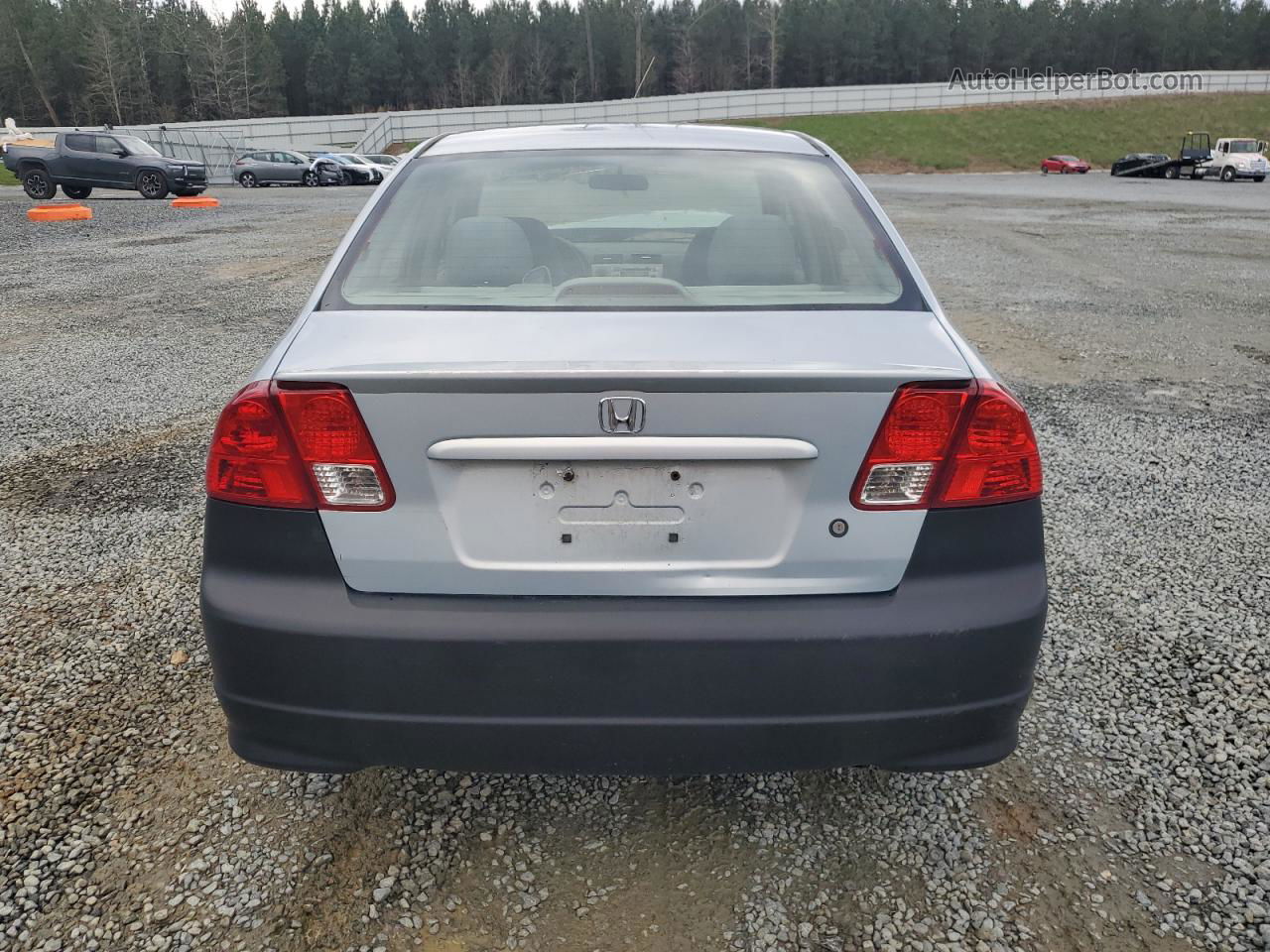 2004 Honda Civic Hybrid Silver vin: JHMES96654S004425