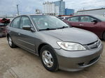 2005 Honda Civic Hybrid Gray vin: JHMES96665S025544