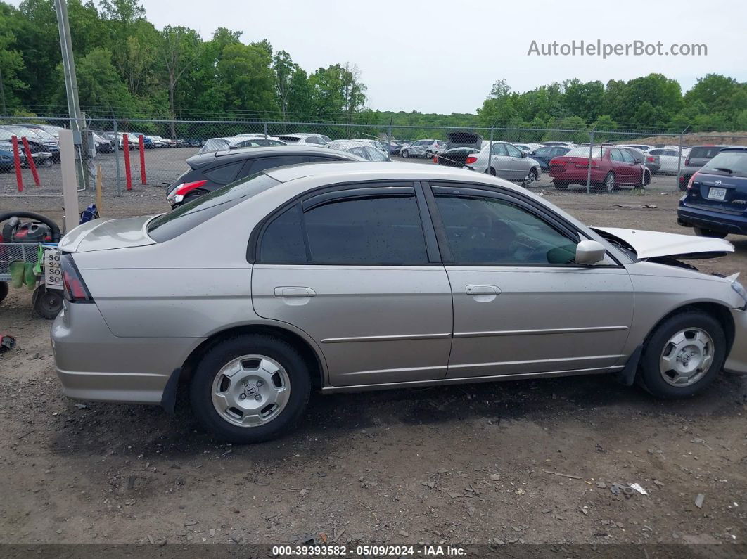 2004 Honda Civic Hybrid Серый vin: JHMES96684S006959