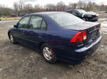 2005 Honda Civic Hybrid Blue vin: JHMES96685S002086