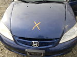 2005 Honda Civic Hybrid Blue vin: JHMES96685S002086