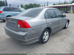 2004 Honda Civic Hybrid Gray vin: JHMES96694S000975