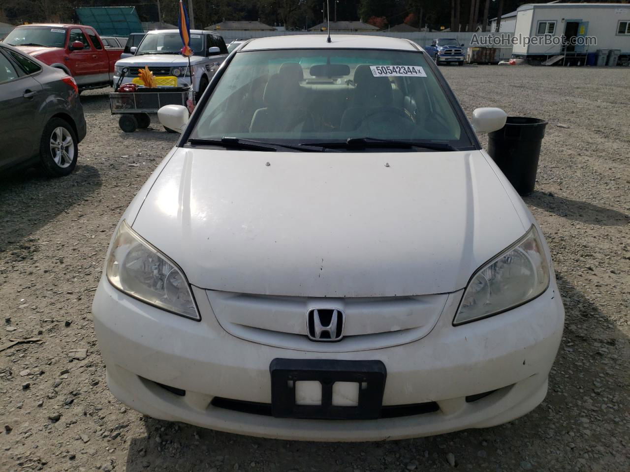 2004 Honda Civic Hybrid White vin: JHMES96694S003469