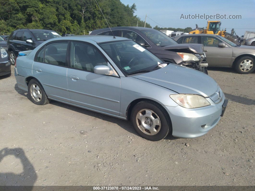 2004 Honda Civic   Silver vin: JHMES966X4S013802