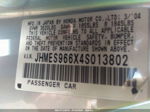 2004 Honda Civic   Silver vin: JHMES966X4S013802