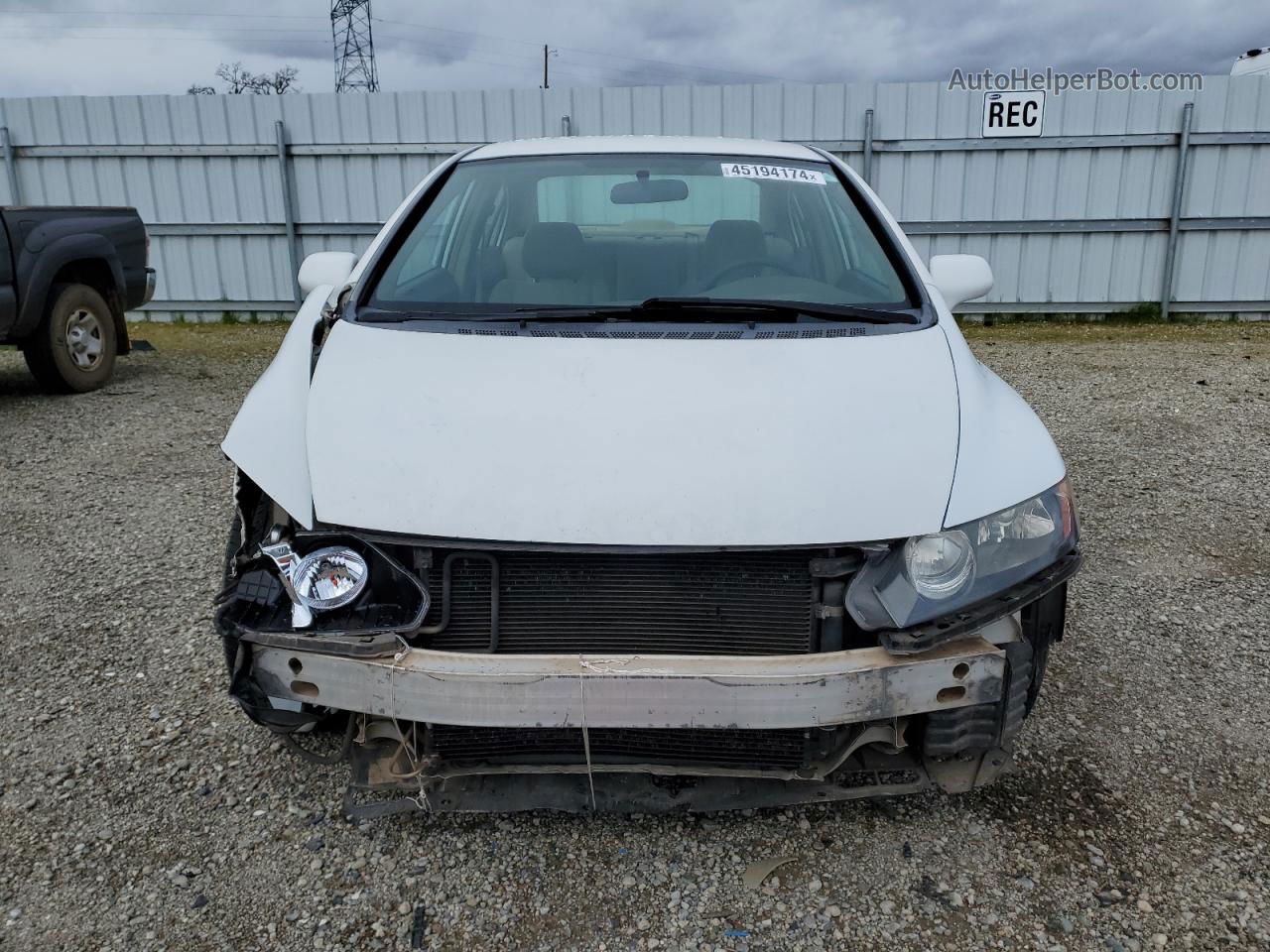 2006 Honda Civic Lx Белый vin: JHMFA16536S012638