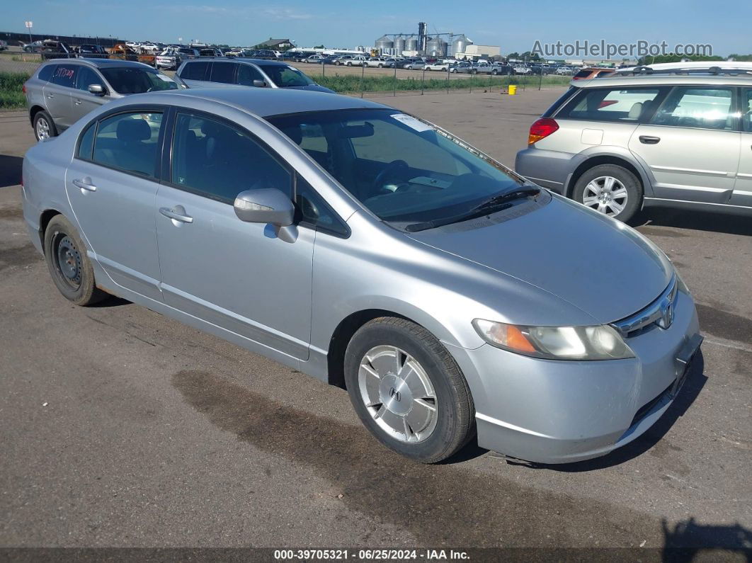 2006 Honda Civic Hybrid   Gray vin: JHMFA36206S002876