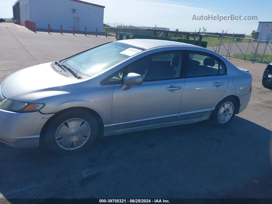 2006 Honda Civic Hybrid   Gray vin: JHMFA36206S002876